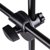 Yescom Microphone Boom Stand w/ 2 Mic Clips Adjustable Tripod New