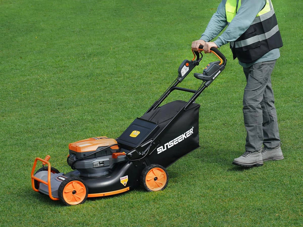 Sunseeker LM719 Lawn Mower Self-Propelled Dual Blade 22" Steel Deck 3000W 60V New