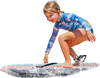 Lightweight 33/37/41 inch body board with XPE deck, designed for speed and control, perfect for beach fun.