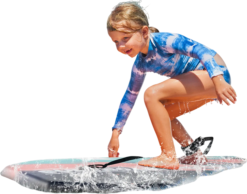 Lightweight 33/37/41 inch body board with XPE deck, designed for speed and control, perfect for beach fun.