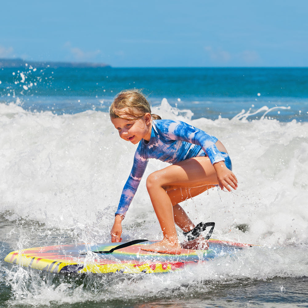 33/37/41 Inches Lightweight Body Board Boogie Board with EPS Core XPE Deck HDPE Bottom Multicolor3-S - Gallery View 1 of 9