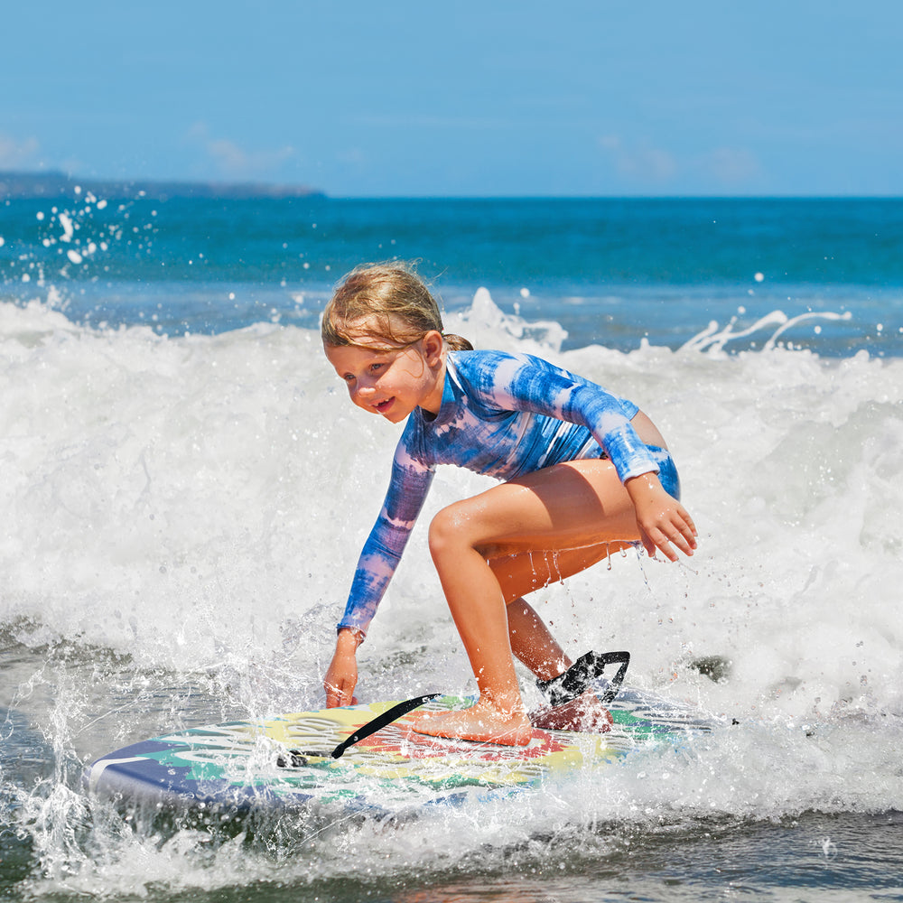 33/37/41 Inches Lightweight Body Board Boogie Board with EPS Core XPE Deck HDPE Bottom Multicolor4-S - Gallery View 1 of 9