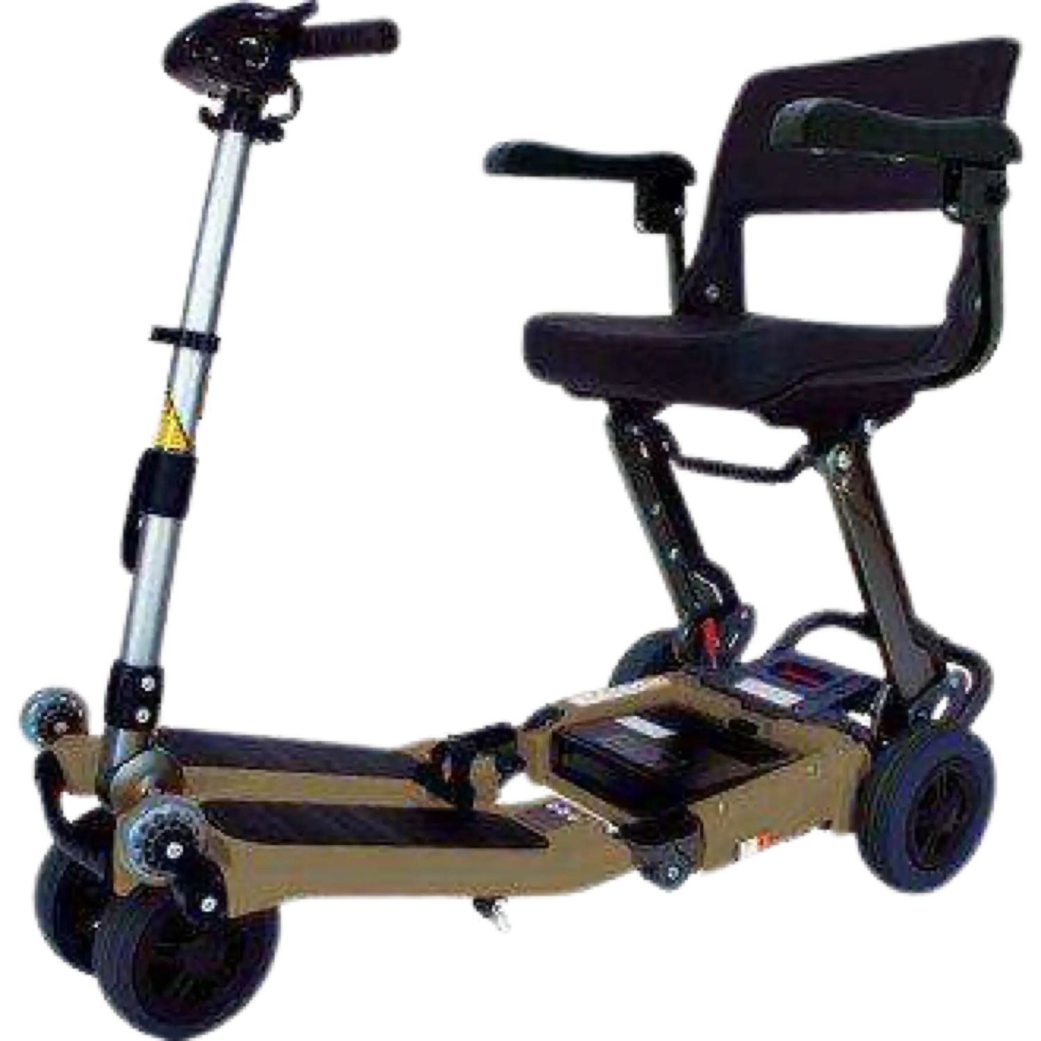 Freerider Luggie Standard Folding Travel Scooter Champagne Open Box