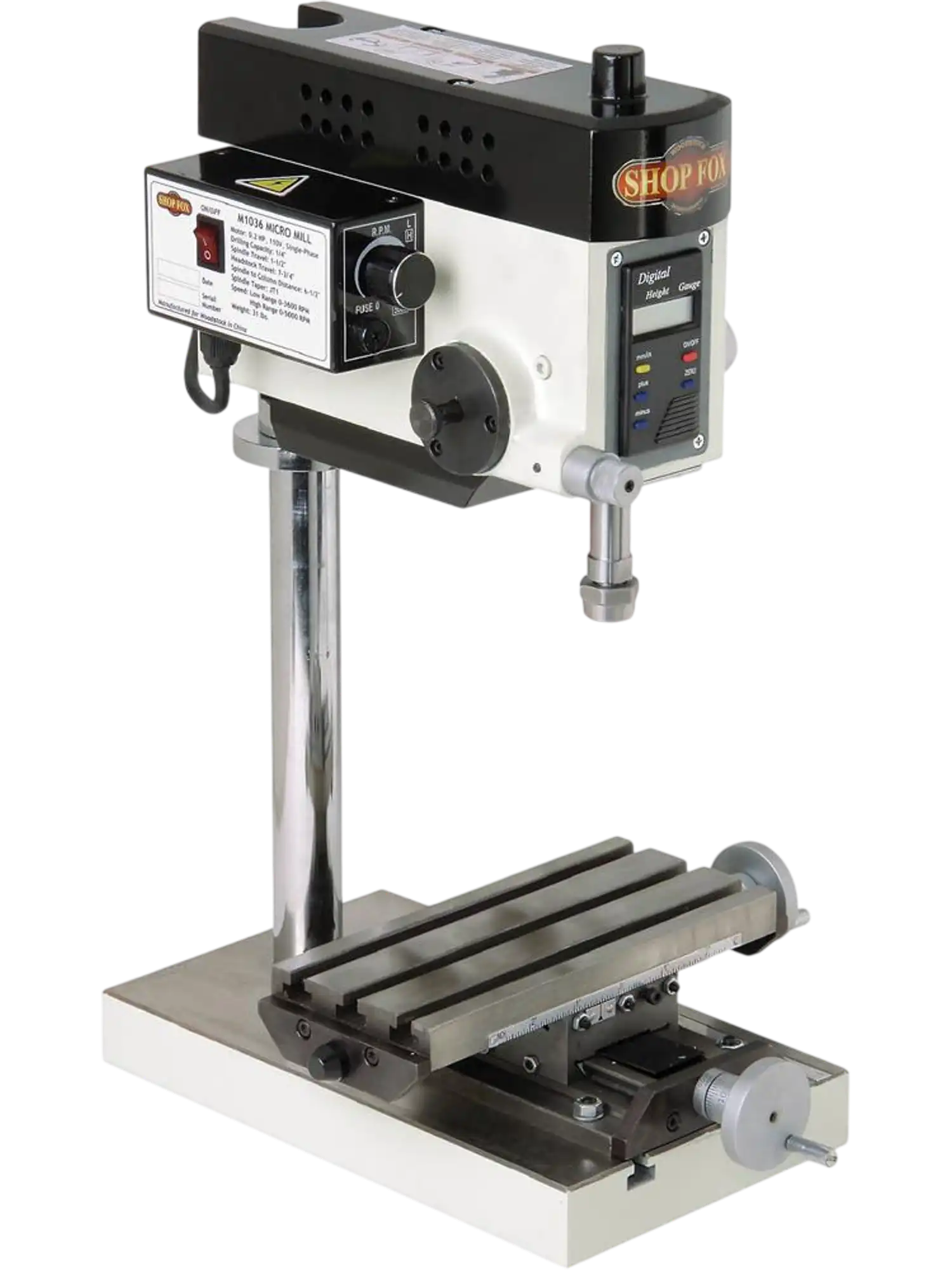 Shop Fox M1036 Mill Drill 4