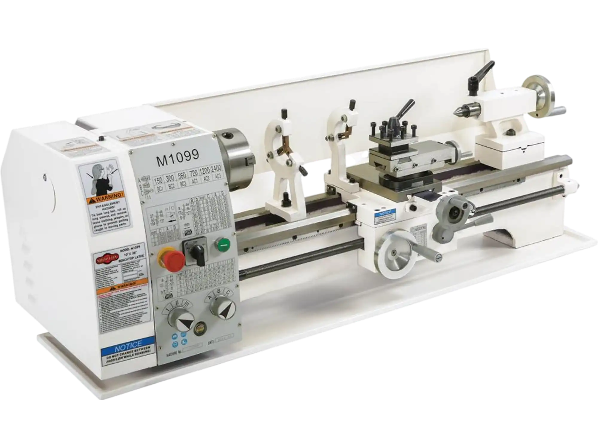 Shop Fox M1099 Bench Metal Lathe 10
