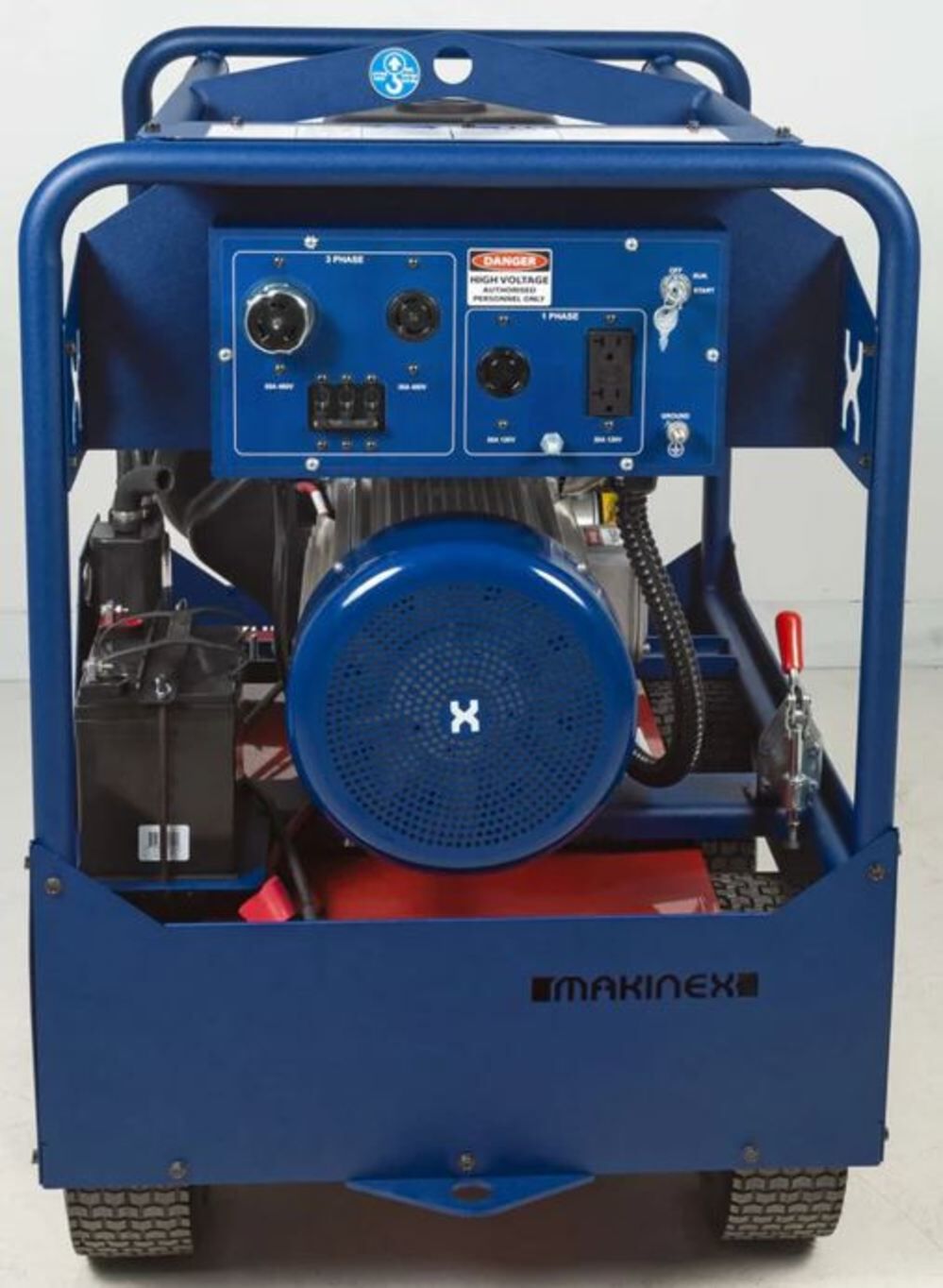 Makinex 23000W/24100W Generator 120V/480V Dual Phase Gas Vanguard Engine Electric Start New