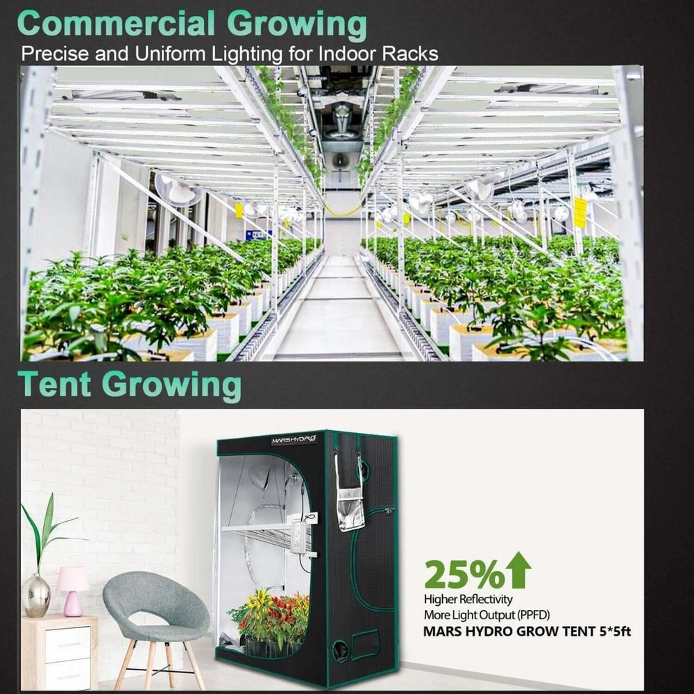 commercial grow lights for plants Mars Hydro FC-E6500 650W Commercial LED Grow Light For Indoor Plants N – FactoryPure