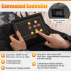 Infrared sauna blanket controller with temperature and timer settings for customized home wellness sessions.