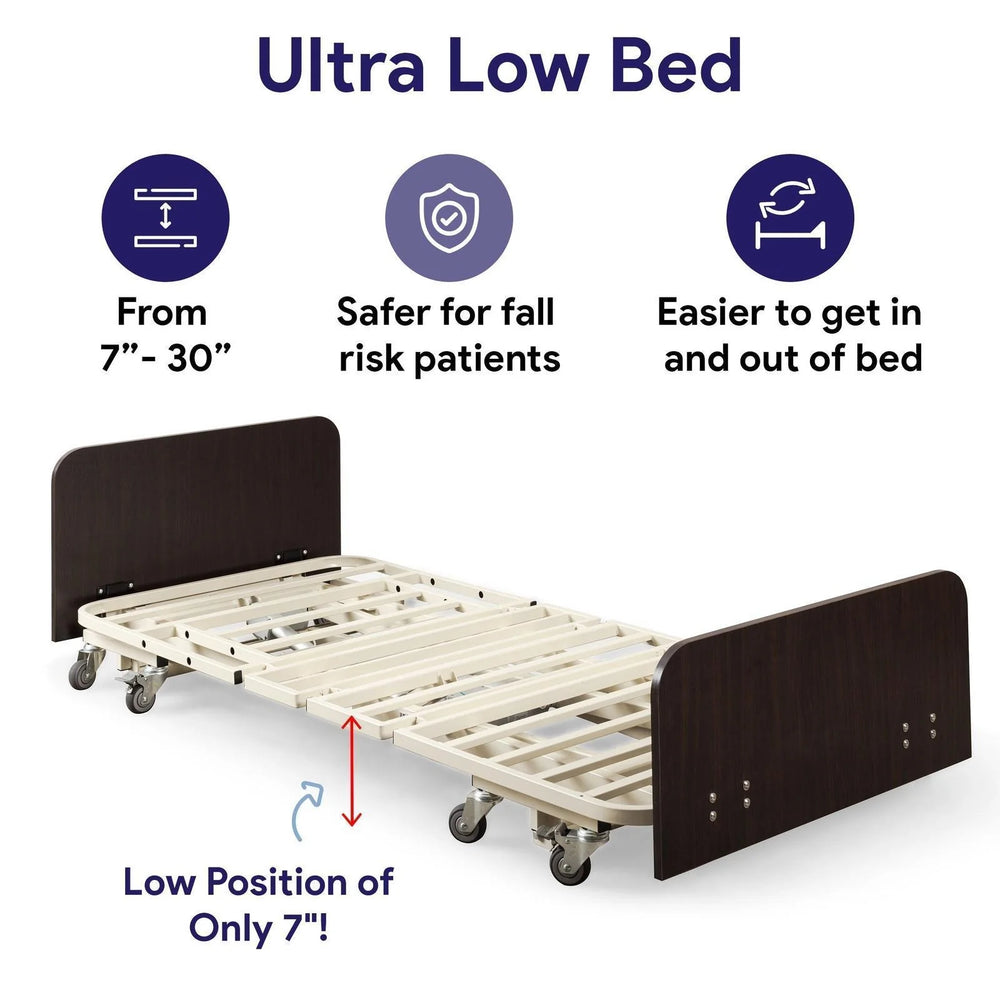 MedaCure Long Term Care Bed Ultra Low and High Versatile ULB7/30 New