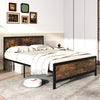 Metal Bed Frame with Headboard and Footboard-Full Size - Gallery View 1 of 10