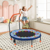 Mini Trampoline Folding Small Rebounder for Kids with Lights-Blue - Gallery View 1 of 10