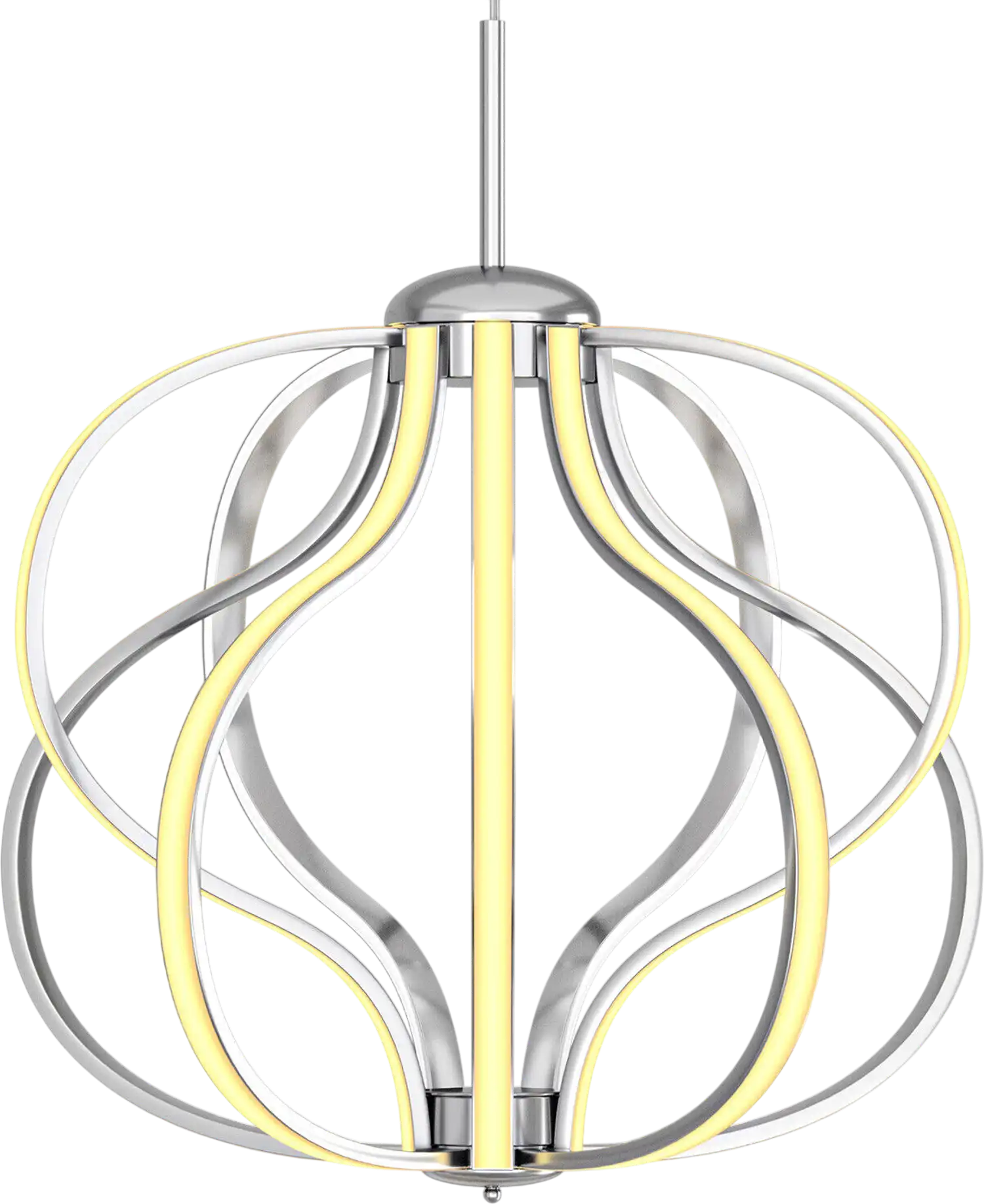 Costway Modern Dimmable Warm White LED Chandelier 59283740 New