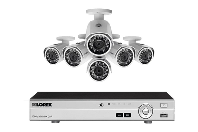 Lorex MPX86W 1080P HD Weatherproof 6 Camera 8 Channel 2 TB MPX DVR Surveillance Security System New