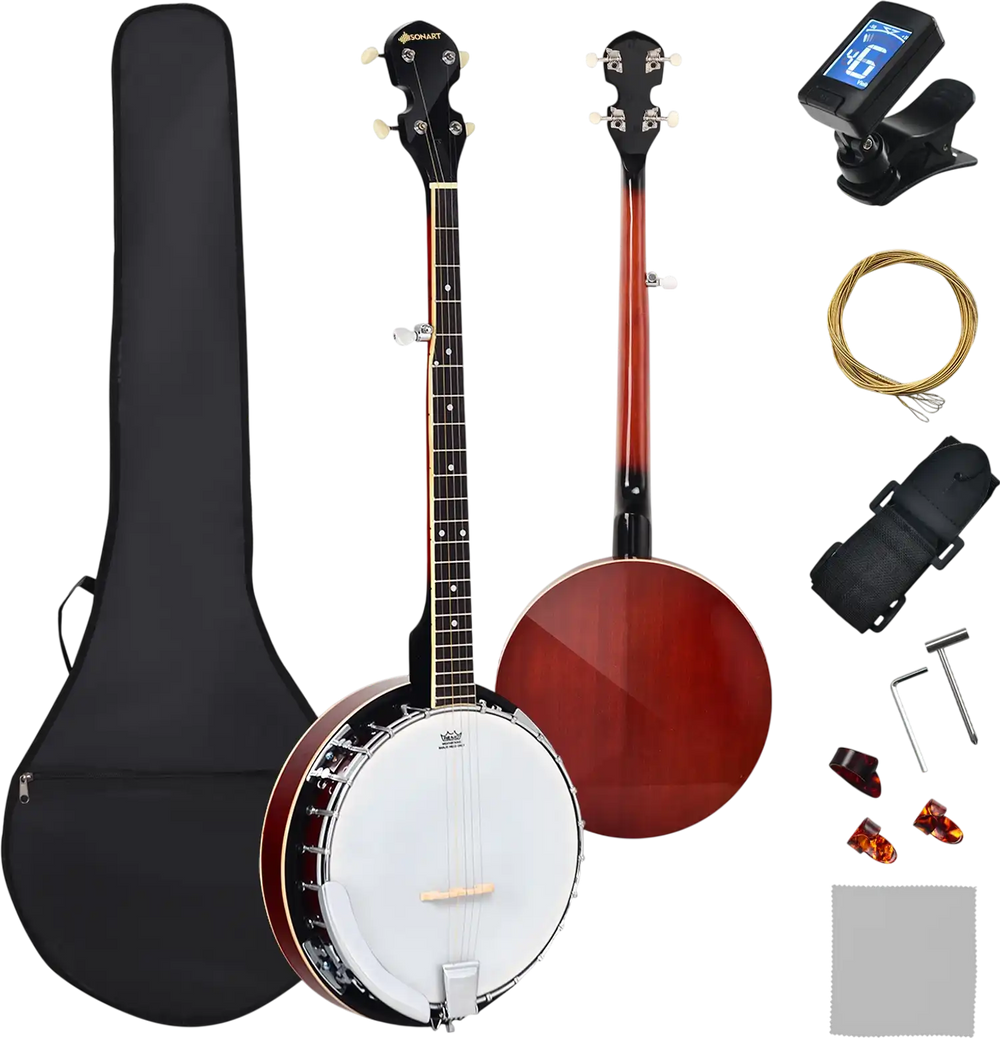 5-String Geared Tunable Banjo with case
