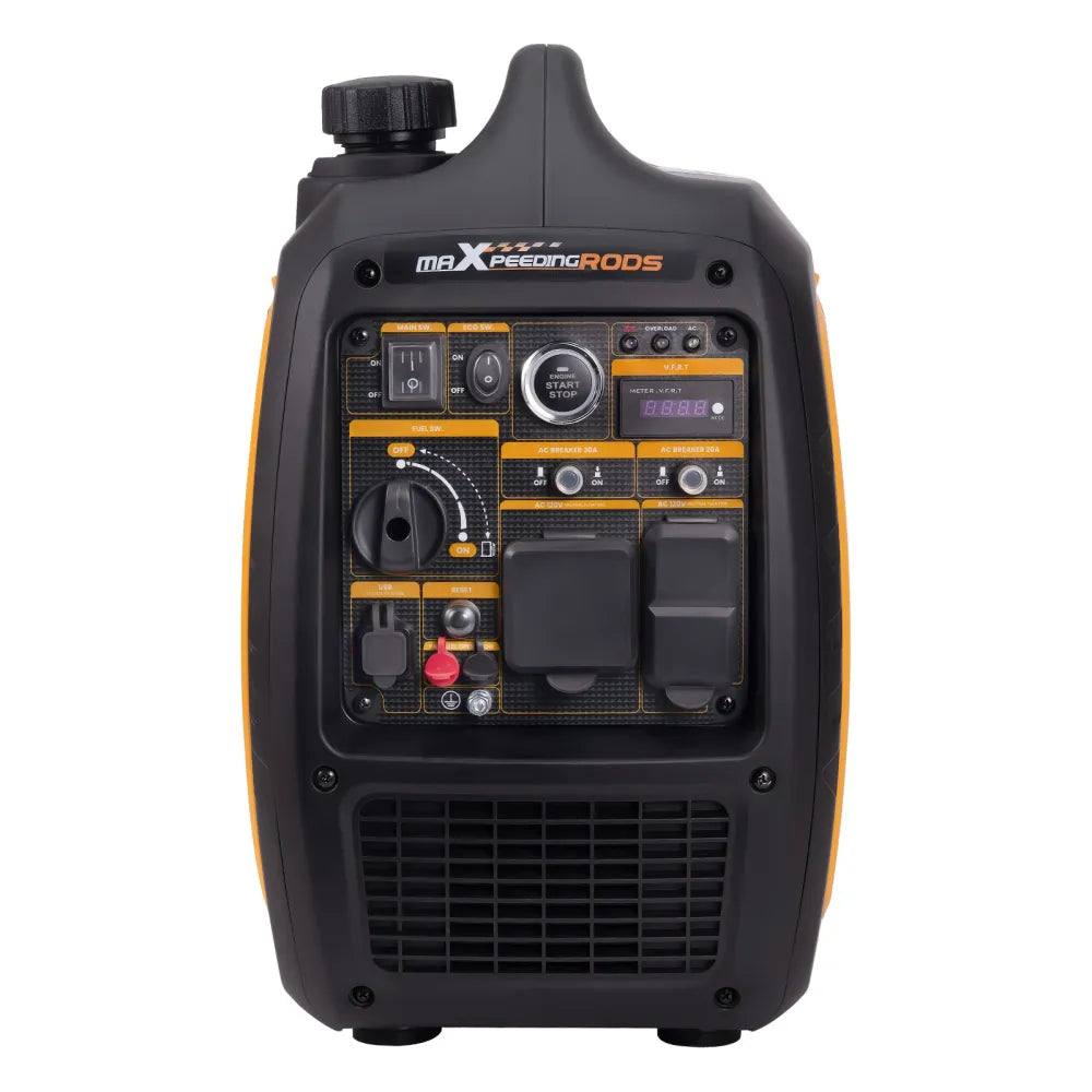 Maxpeedingrods MXR5000IE-US 3800W/5000W Inverter Generator Gas Low THD Remote Start CO Alert New