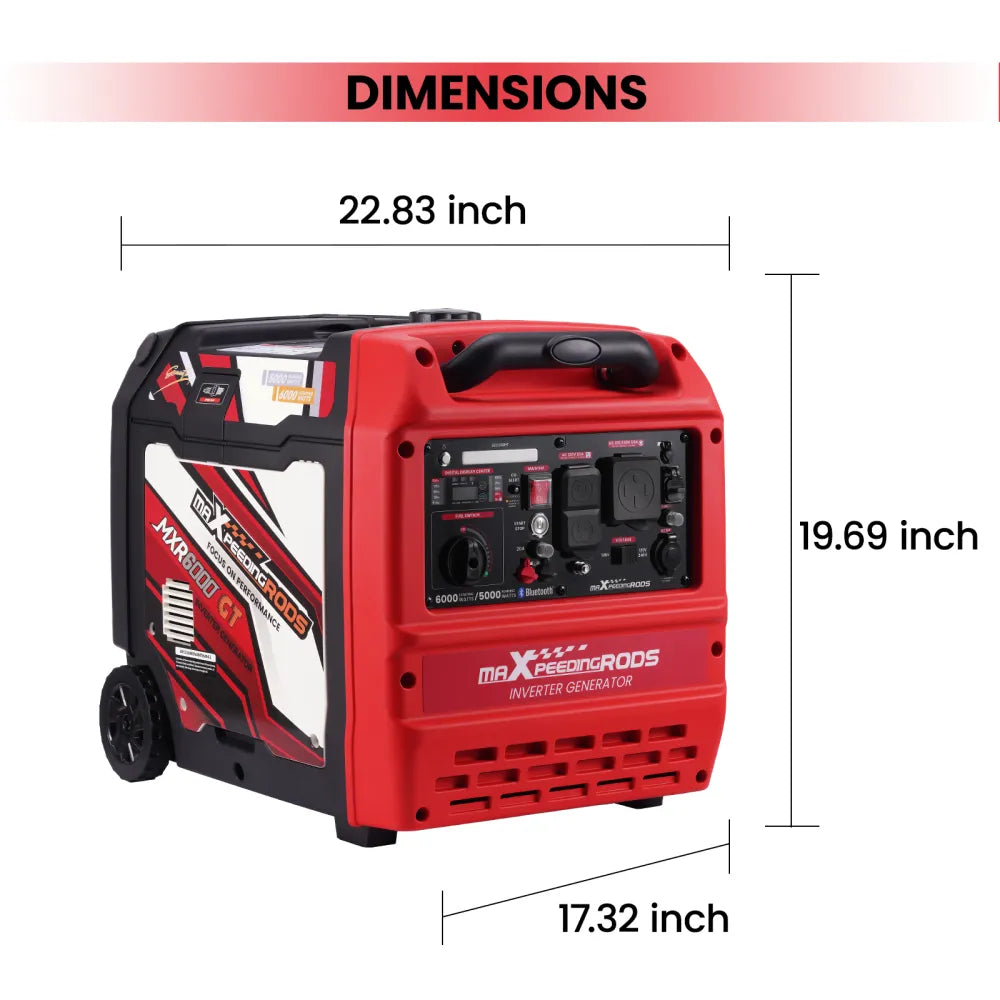 赤*猫様 コンプリートマスター 地理 2023/2024年 Maxpeedingrods 5000W/6000W Inverter Generator 50A Gas
