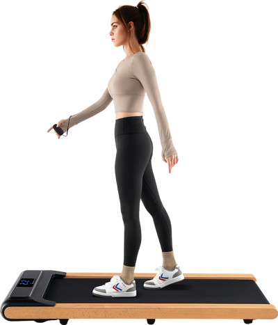 Costway 3-in-1 Walking Pad 0.6-3.8 MPH with Remote and Smart App Control New