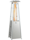 10000 BTU Portable Stainless Steel Tabletop Patio Heater with Glass Tube