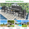 Stylish gray cushions atop a modern aluminum frame outdoor chair, ideal for comfortable seating in any garden or patio.