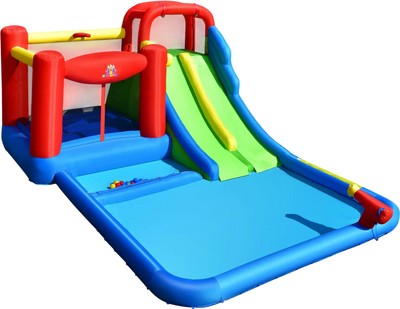 Costway Inflatable Water Slide for Kids Ocean Balls 85296304 New