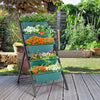 5-tier vertical garden planter box in green with colorful flowers, perfect for patio or balcony gardening.