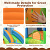 Durable 420D+840D oxford cloth detail of the 7-in-1 inflatable water park bouncer for kids' summer fun.
