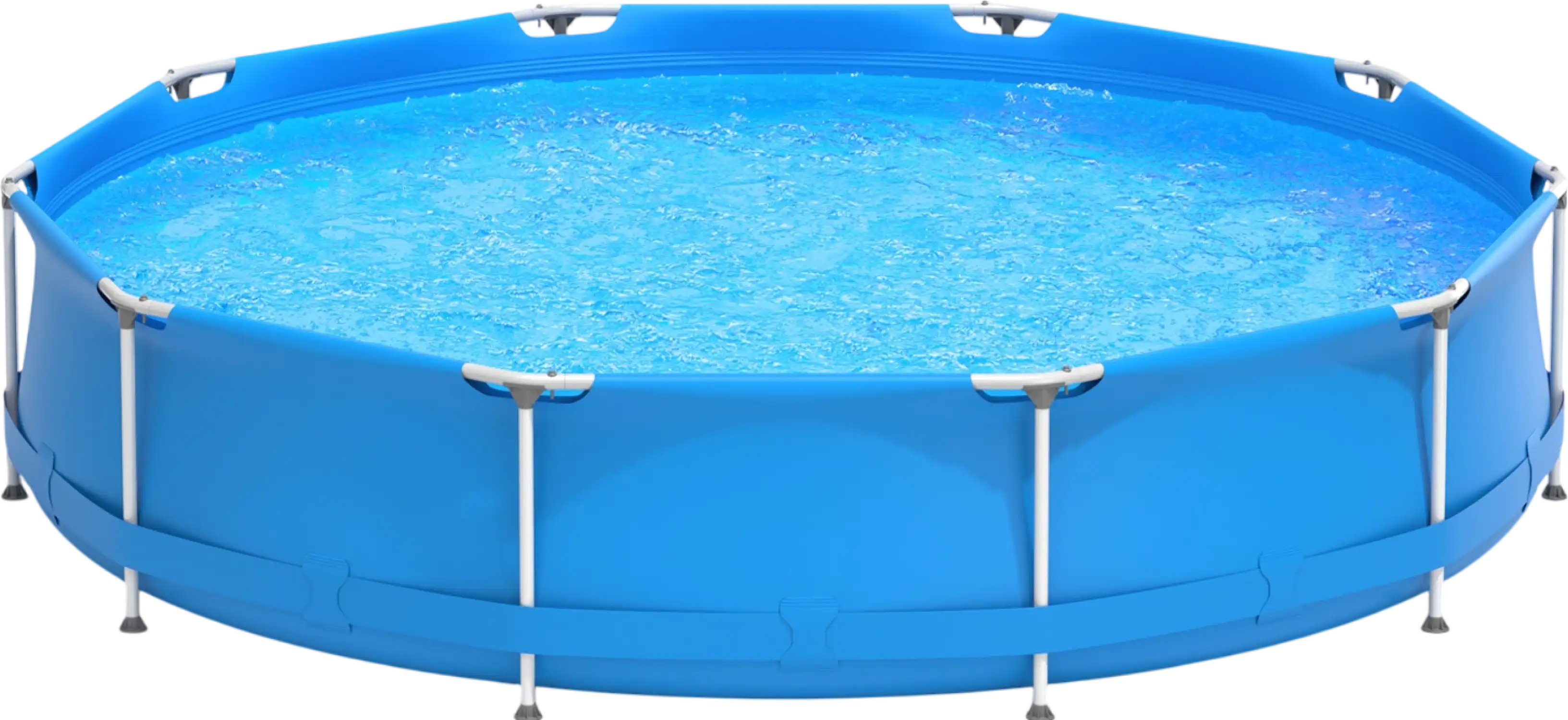 Costway Round Above Ground Swimming Pool 12 Ft with Pool Cover New