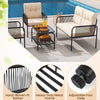 Costway Rattan Patio Sofa Chairs with Loveseat 4-Piece Set New