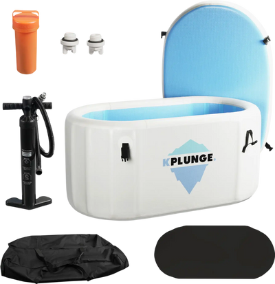 K-Plunge Kodiak Inflatable Cold Plunge Hot Tub 1-Person with Lid and Pump New
