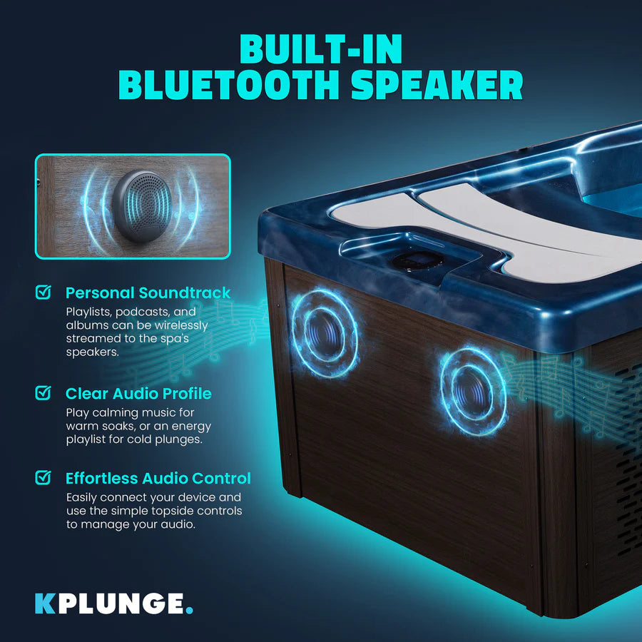 Anzzi Cold Plunge and Hot Tub All-in-One with Built-in Chiller Lights Wi-Fi New