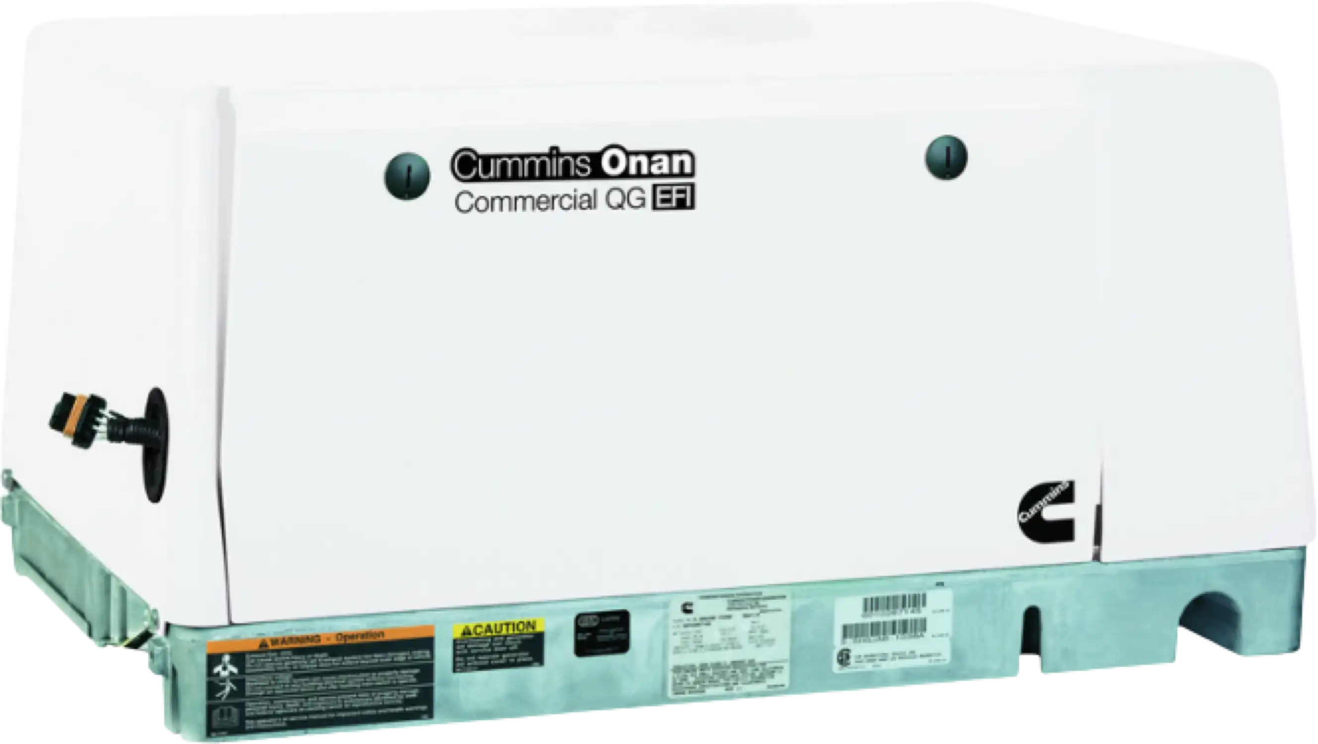 Cummins Onan QG 7000 7kW Generator + Commercial Mobile Gas Single Phase 120/240 Volt Air Cooled EVAP New