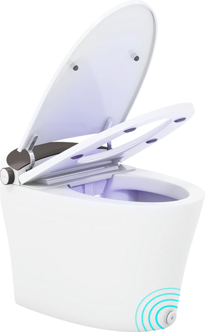 Costway Elongated Smart Toilet Bidet 1.16 GPF Auto Open Lid Heated Seat New