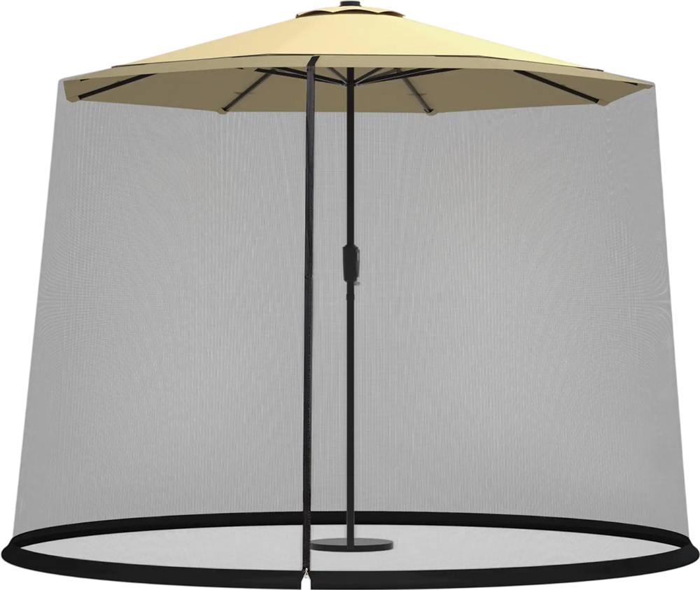 9 -10 Feet Outdoor Umbrella Table Screen Mosquito Bug Insect Net
