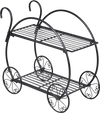 Heavy Duty Metal Flower Cart Plant Stand