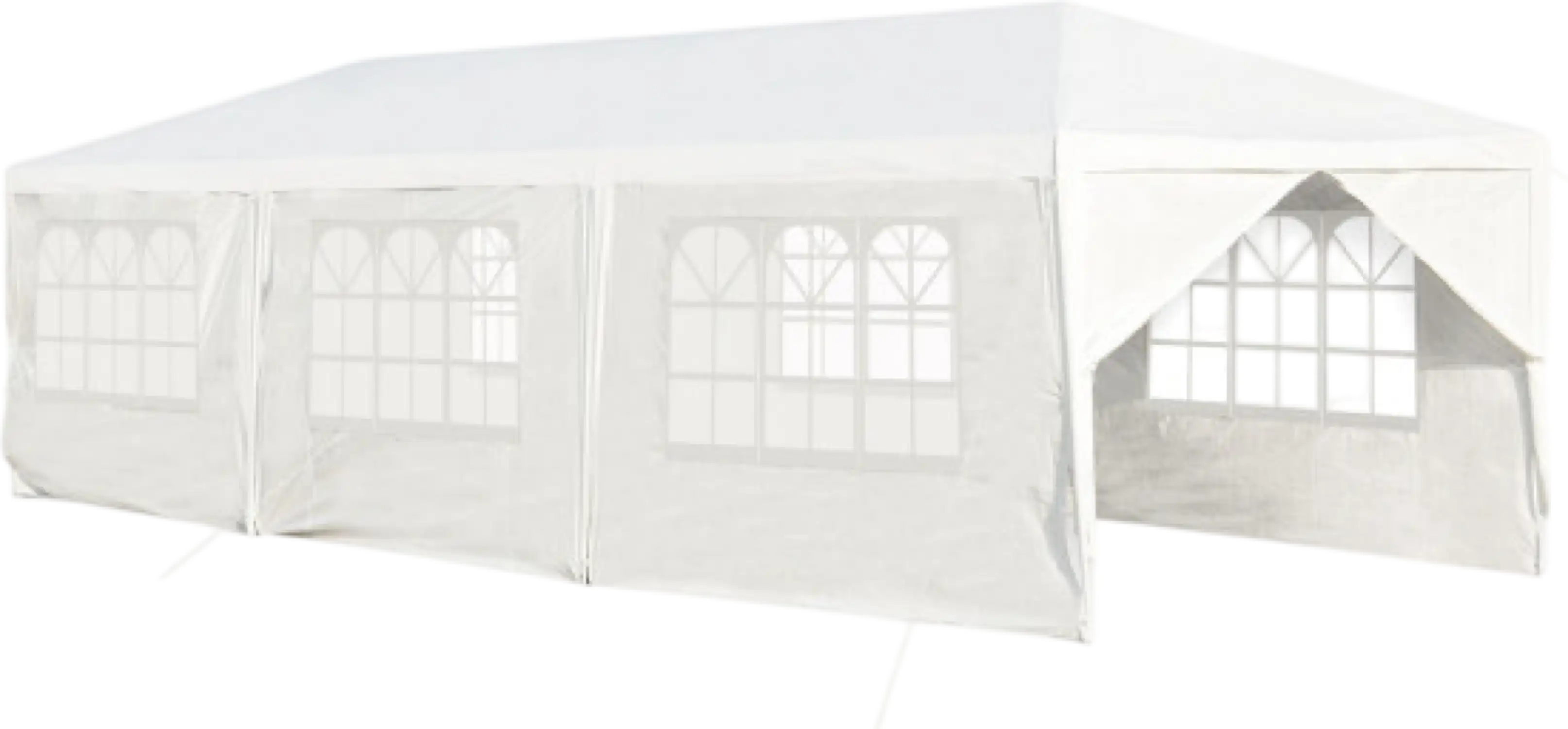 Costway Tent 10' x 30' Outdoor Canopy with 6 Removable Sidewalls and 2 Doorways 30729165 New