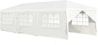 Costway Tent 10' x 30' Outdoor Canopy with 6 Removable Sidewalls and 2 Doorways 30729165 New