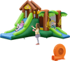 Kids Inflatable Jungle Bounce House Castle with 680W Blower