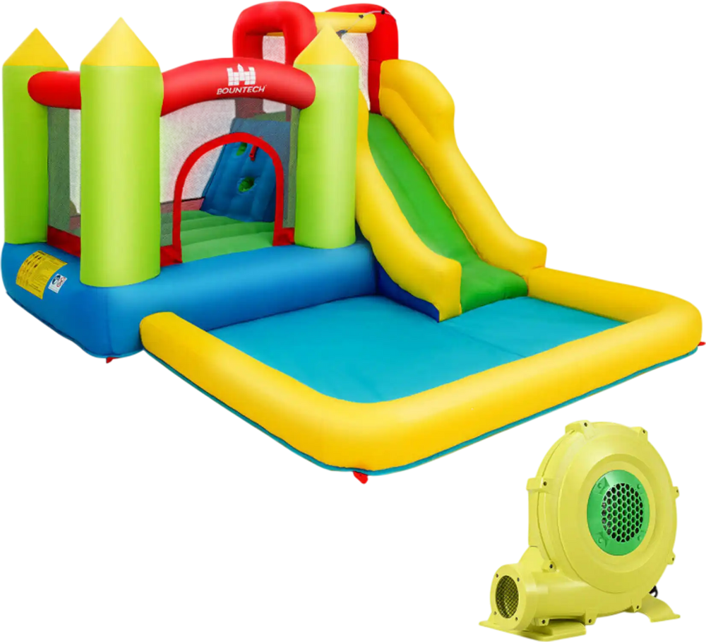 Outdoor Inflatable Bounce House with 480 W Blower