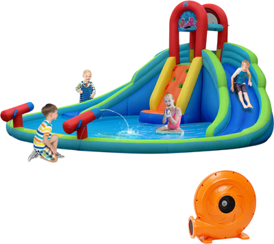 Costway Inflatable Water Slide Bounce House Mighty Splash Pool 60528173 New