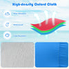 High-density Oxford cloth texture showcasing waterproof and wear-resistant features for inflatable water slide fun.