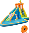 Inflatable Water Slide Kids Bounce House with 740W Blower