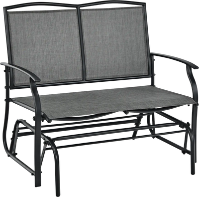 Costway Outdoor Iron Patio Glider Rocking Chair 13945780 New