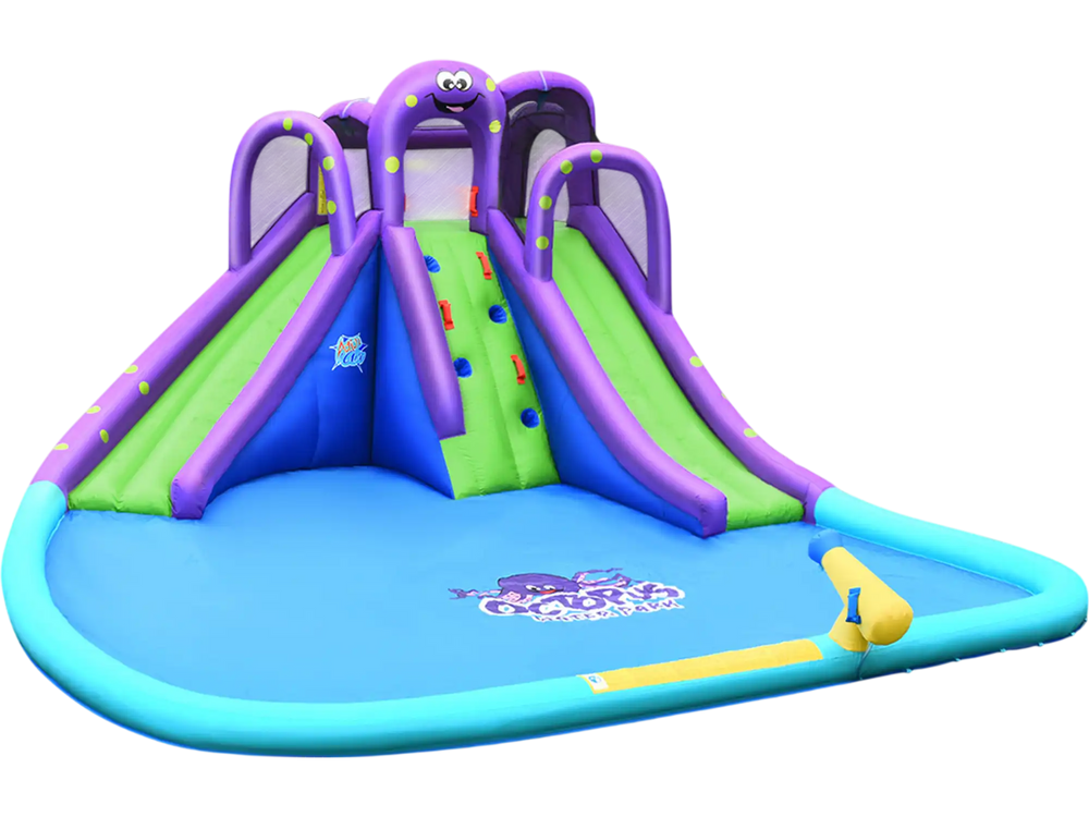 Inflatable Water Park Mighty Bounce House with Pool and 780W Blower
