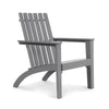 Outdoor Durable Patio Acacia Wood Adirondack Lounge Armchair-Gray - Gallery View 1 of 10