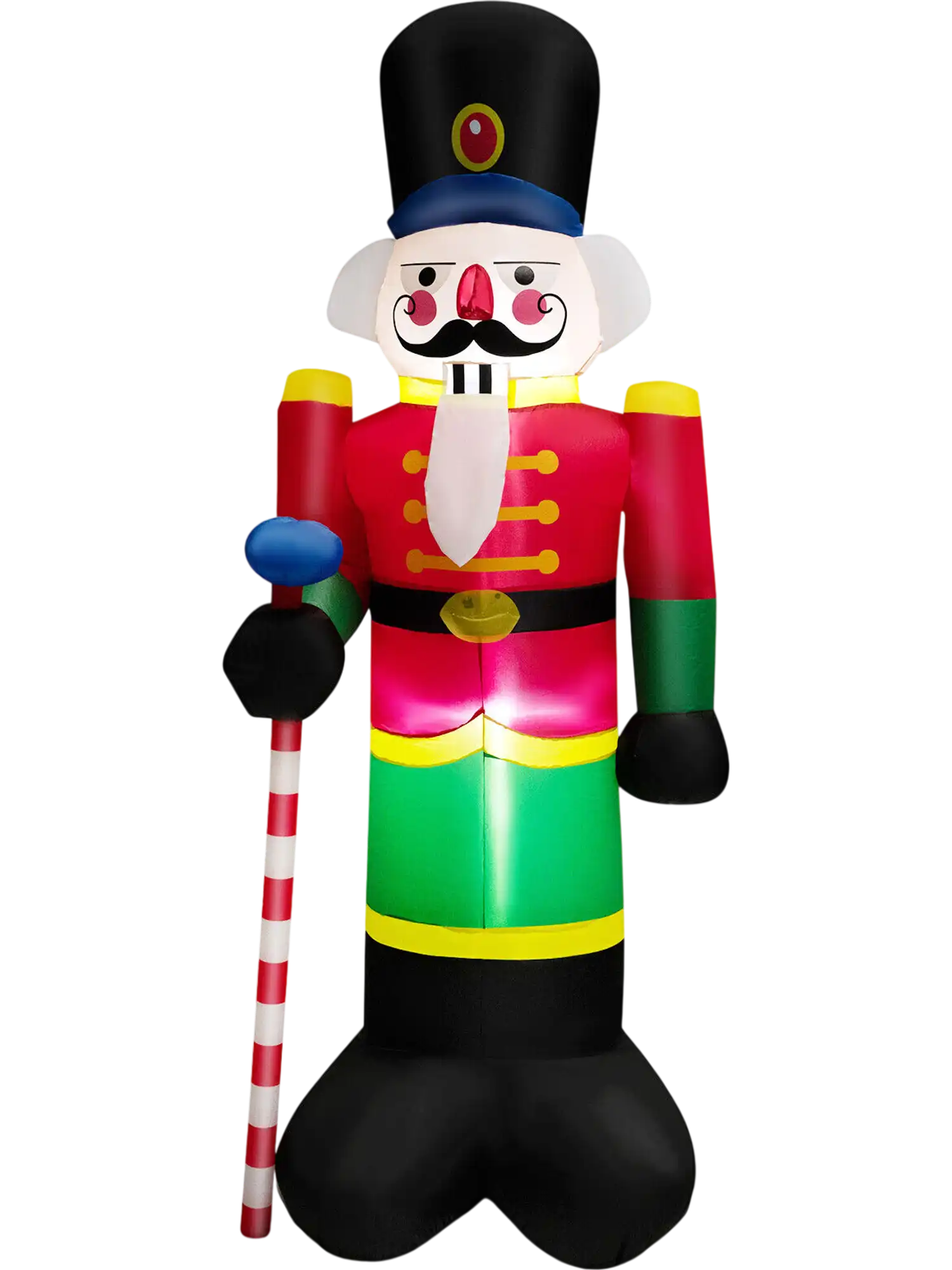 Costway 8' Inflatable Nutcracker Soldier w/ 2 Built-In LED Lights 12097453 New
