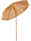 6.5 Feet Portable Thatched Tiki Beach Umbrella with Adjustable Tilt