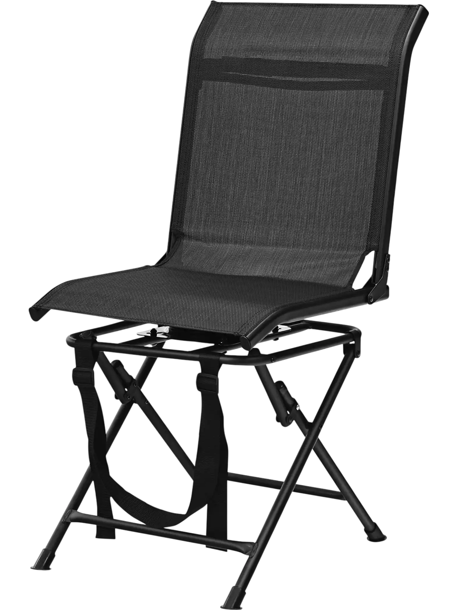 Costway All-Weather Outdoor 360° Swivel Foldable Hunting Chair Iron Frame 97145236 New