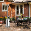 Garden Propane Standing LP Gas Steel Accessories Heater-Silver - Gallery View 1 of 12