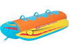 3-Person Inflatable Banana Boat with 3 EVA-padded Seats and Handles
