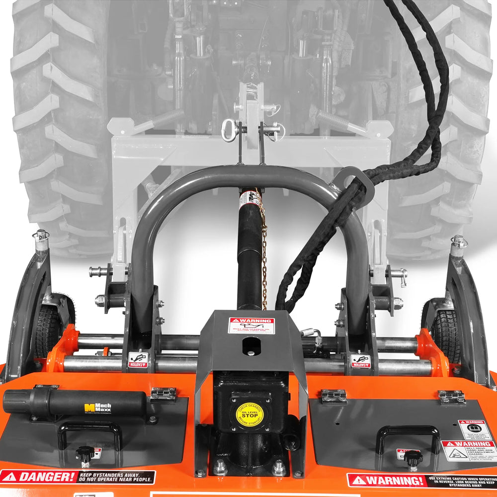 60 in Orchard Finish Mower,  3 Point Hitch Cat.1,  Hydraulic Offset,  PTO Shaft Included with Shear Bolt,  20-45 HP,  FMS60